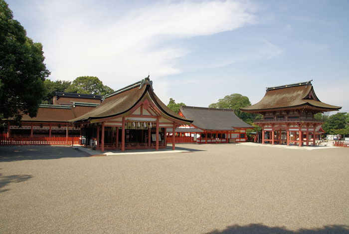 津島神社の境内の写真