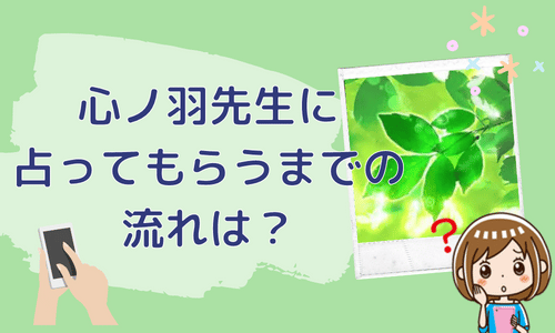 心ノ羽先生に占ってもらうまでの流れは？