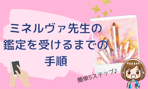 ミネルヴァ先生の鑑定を受けるまでの手順